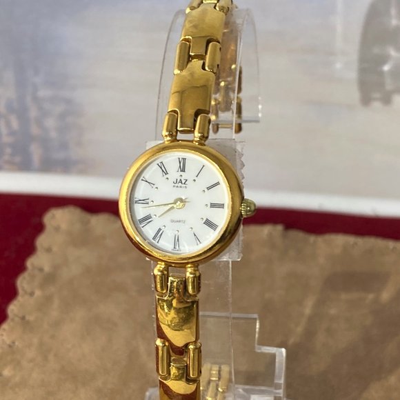 Vintage Jaz Paris French Designer Gold Watch - Picture 2 of 10